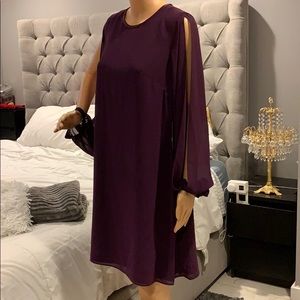 Vince Camuto plum dress